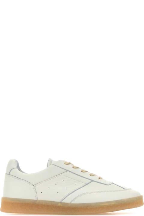 Homeware MM6 Maison Margiela White Leather Sneakers