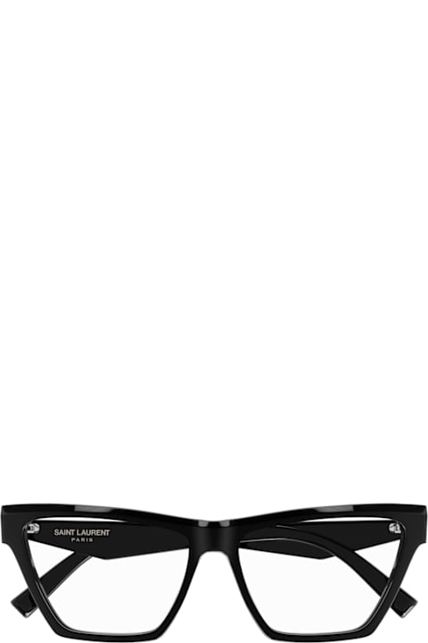 Saint Laurent Eyewear لـ Kids Saint Laurent Eyewear Saint Laurent Sl M103 Opt Linea Monogram 001 Black Glasses