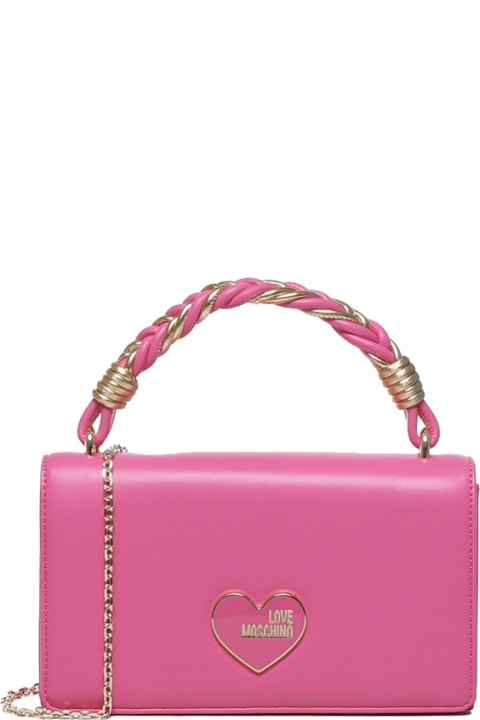 Fashion for Women Love Moschino Handheld Handbag With Chain Shoulder Strap