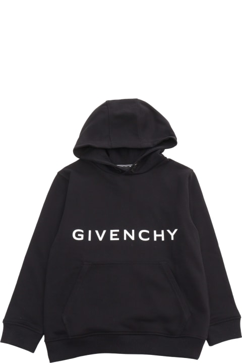 Givenchy Sale for Kids Givenchy Logo Hoodie