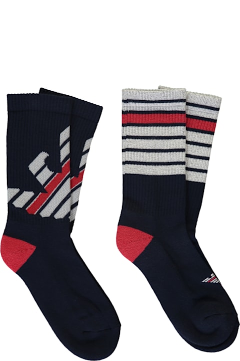 Homeware Emporio Armani Set Of Two Socks