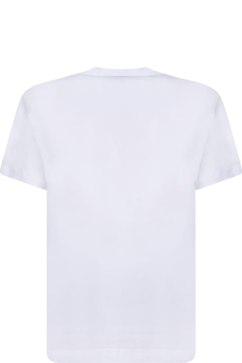 ウィメンズ Comme des Garçons Shirtのトップス Comme des Garçons Shirt Marilyng White T-shirt