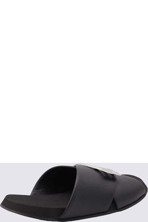 Balenciaga Shoes for Men Balenciaga Black Leather Flats