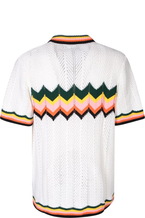 Casablanca Sweaters for Men Casablanca Chevron Lace Shirt