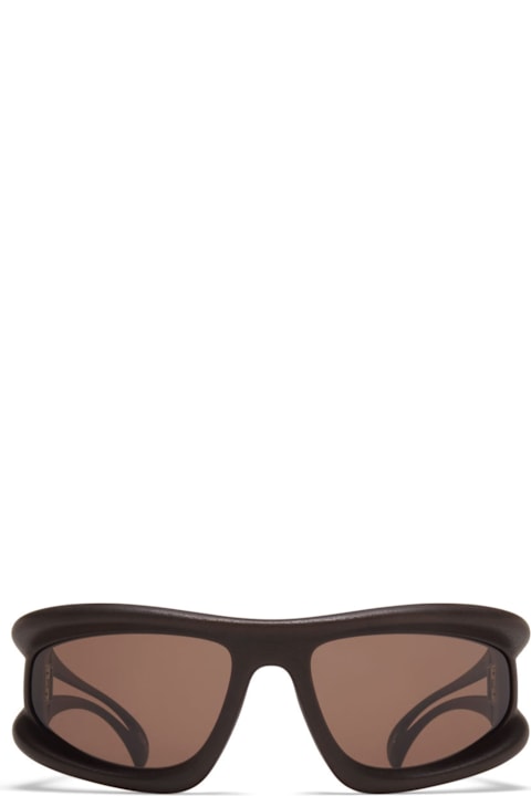 Mykita Eyewear for Women Mykita Marfa Md22 - Ebony Brown Sunglasses