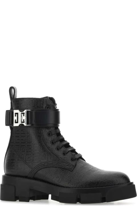 Fashion for Women Givenchy Black Leather Terra Ankle Boots