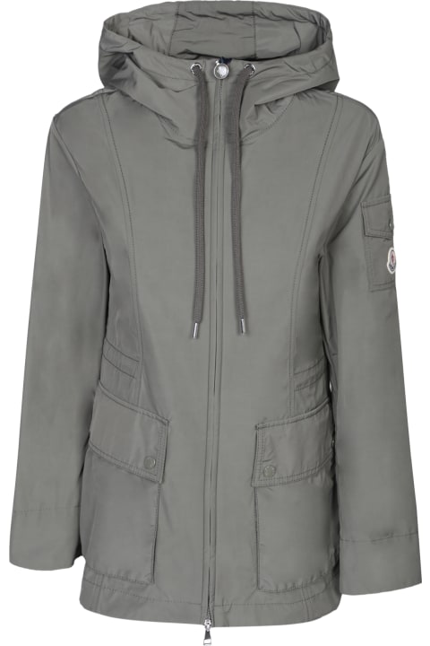 Coats & Jackets for Women Moncler Leandro Green Parka