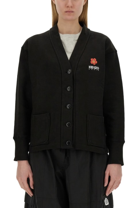 Kenzo Coats & Jackets for Women Kenzo Cardigan With Logo