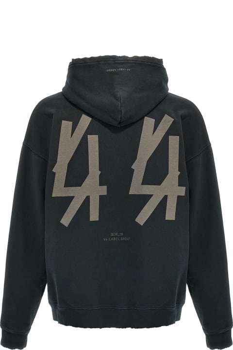 44 Label Group سترات صوف وبدل رياضية لـ القسم الرجالي 44 Label Group 'solid Lasered' Hoodie