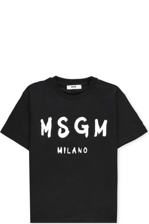 Topwear for Boys MSGM Logoed T-shirt