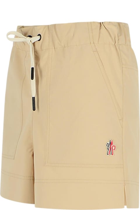 Moncler Grenoble for Women Moncler Grenoble Beige Polyester Shorts