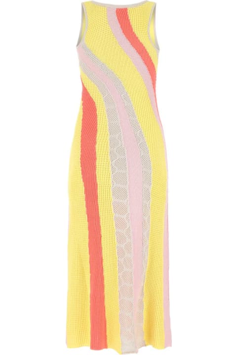 Koché Dresses for Women Koché Multicolor Cotton Long-cut Dress