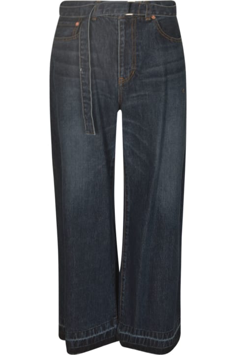 Sacai Jeans for Women Sacai Straight Buttoned Jeans