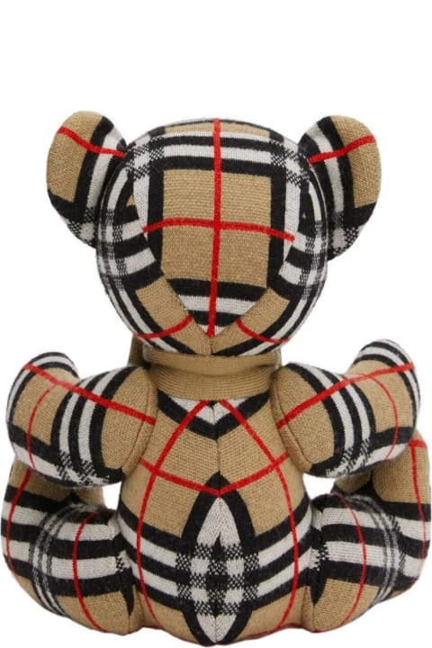 Thomas  Vintage Check Wool Teddy Bear