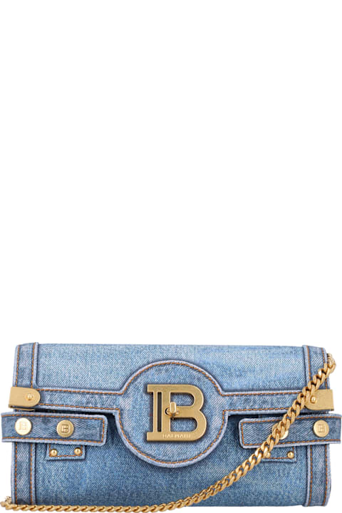 Homeware Balmain B Buzz Pouch 23 Denim