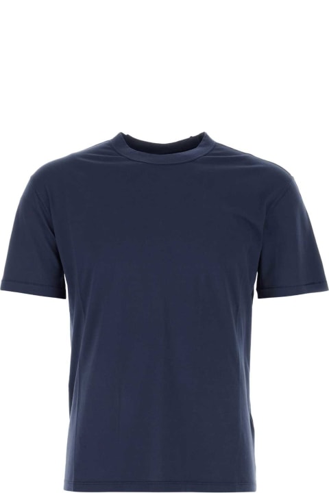 Ten C Topwear for Men Ten C Navy Blue Cotton T-shirt