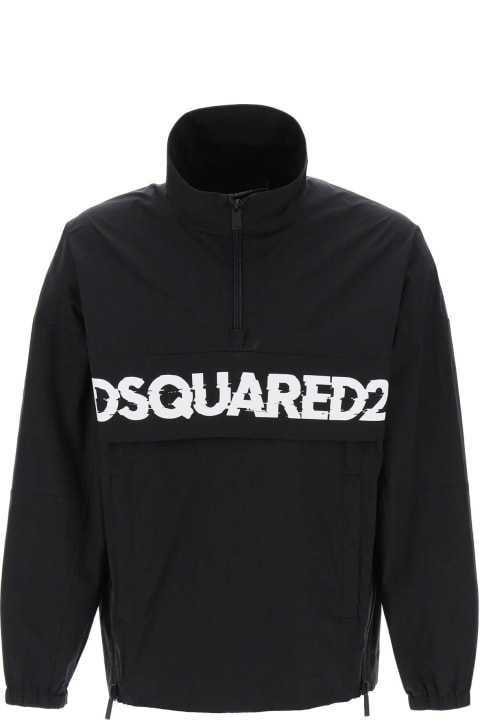 Dsquared2 Sale for Men Dsquared2 Anorak With Logo Print