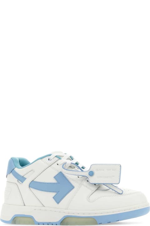 Sneakers for Men Off-White White Leather Out Of Office Sneakers
