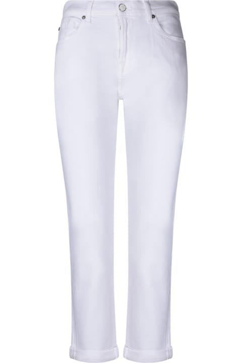 Fashion for Women 7 For All Mankind Josefina White Jeans By 7 For All Mankind