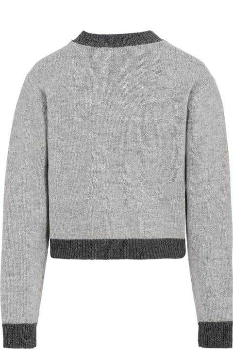 Homeware Marni Grey Sweater For Girl With Logo