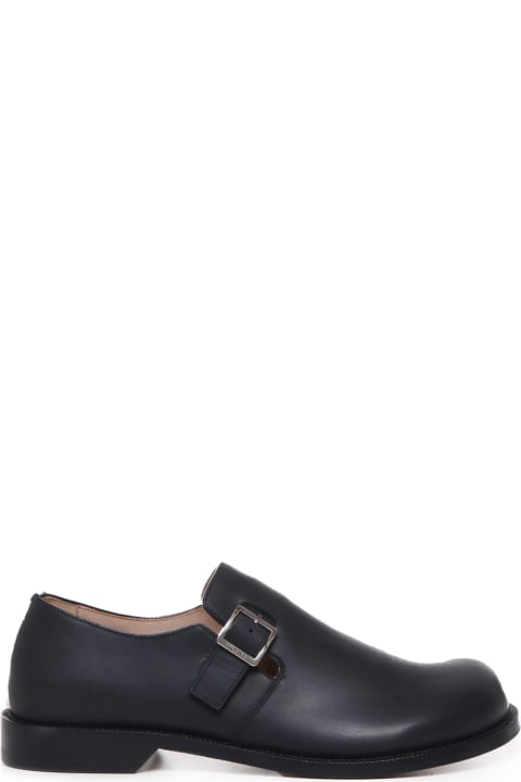 Shoes for Men Loewe Campo Buckle Derby In Calfskin