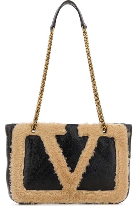 Homeware Valentino Garavani Two-tone Leather Viva Superstar Shoulder Bag