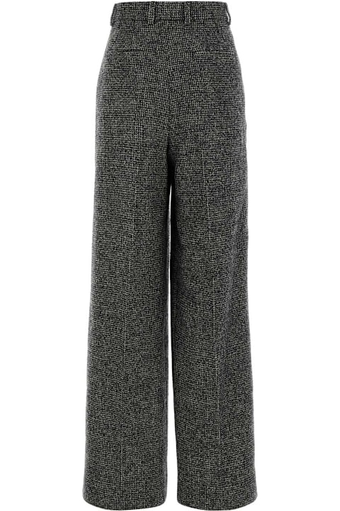 Dolce & Gabbana for Homeware Dolce & Gabbana Embroidered Stretch Wool Blend Pant