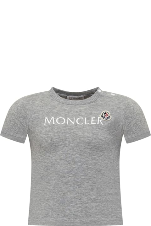 Moncler for Baby Boys Moncler Logo Patch T-shirt