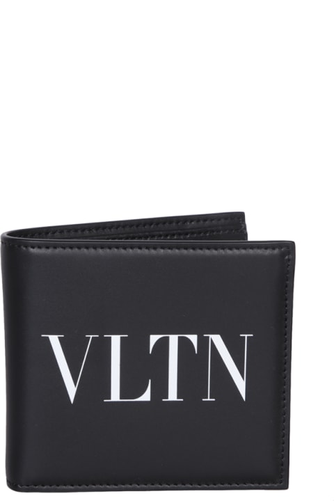 Valentino Sale for Men Valentino Vltn Black Wallet