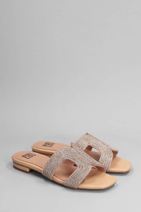 Sandals for Women Bibi Lou Spongecake Flats In Powder Leather