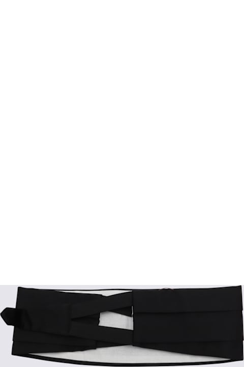Canali for Men Canali Black Silk Tie