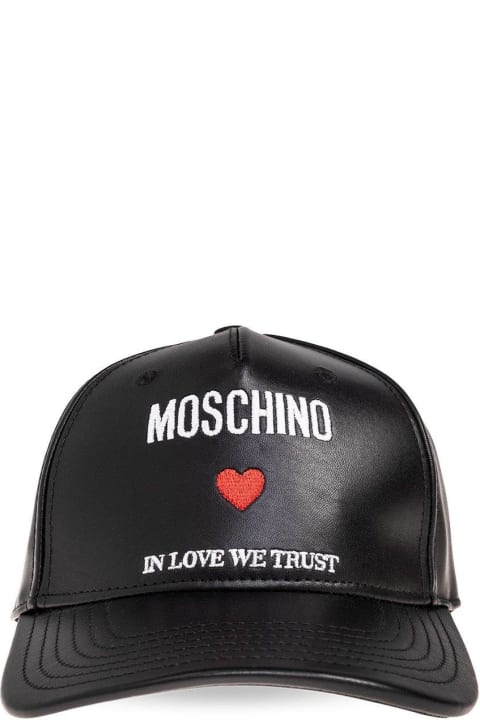 Accessories Sale for Women Moschino Logo Embroidered Baseball Cap