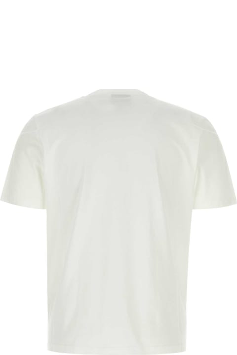 Botter Topwear for Men Botter White Cotton T-shirt