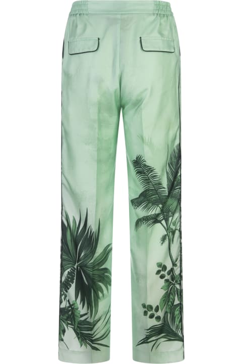 For Restless Sleepers Pants & Shorts for Women For Restless Sleepers Flowers Green Atti Trousers