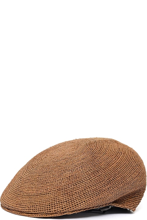 Borsalino Hats for Men Borsalino Cap Miami Berretto-rafia Crochet/flat Beret