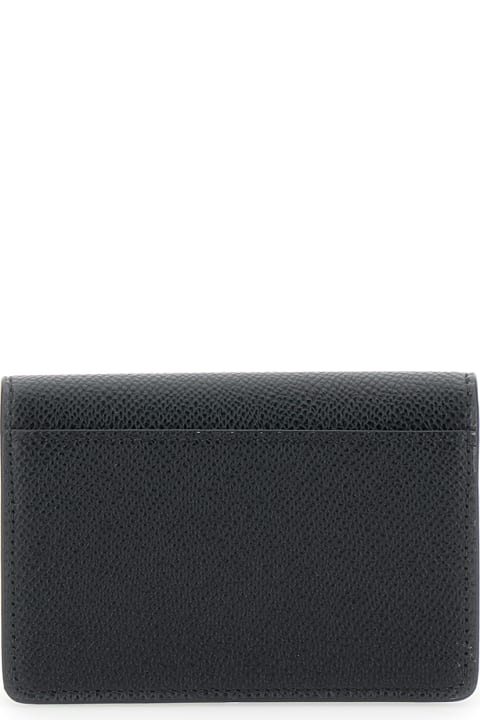 Ferragamo for Women Ferragamo Black Wallet With Gancino Logo In Leather Woman