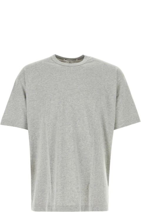 Topwear for Women Comme des Garçons Melange Grey Cotton T-shirt