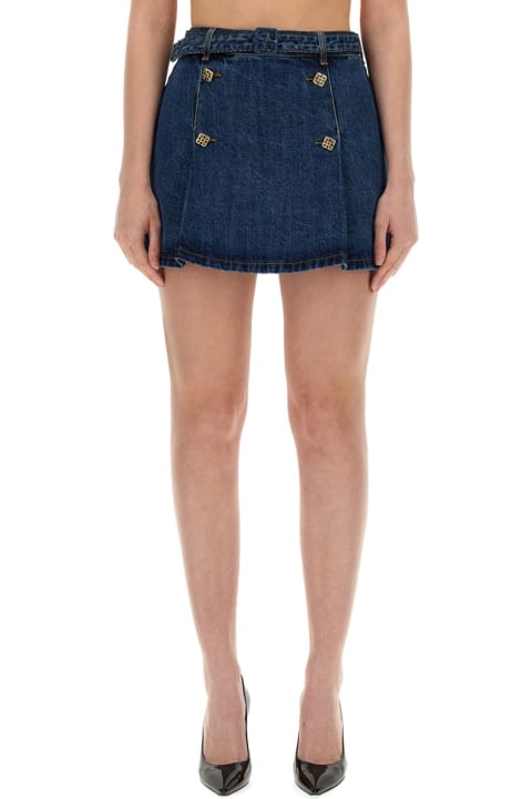 Skirts for Women self-portrait Denim Miniskirt
