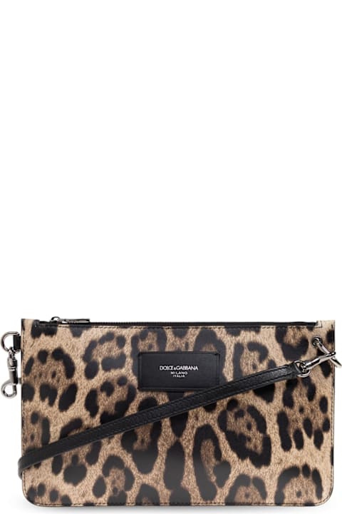 Fashion for Men Dolce & Gabbana Dolce & Gabbana Animal Print Shoulder Bag