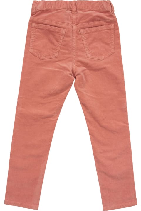 Il Gufo Bottoms for Girls Il Gufo Ribbed 5-pocket Trousers
