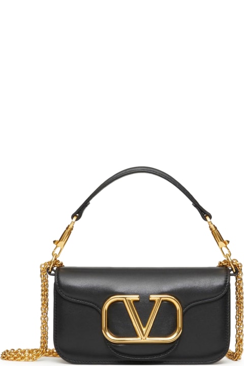 Fashion for Women Valentino Garavani Small Shoulder Bag Loco` Vitello/antique Brass Logo
