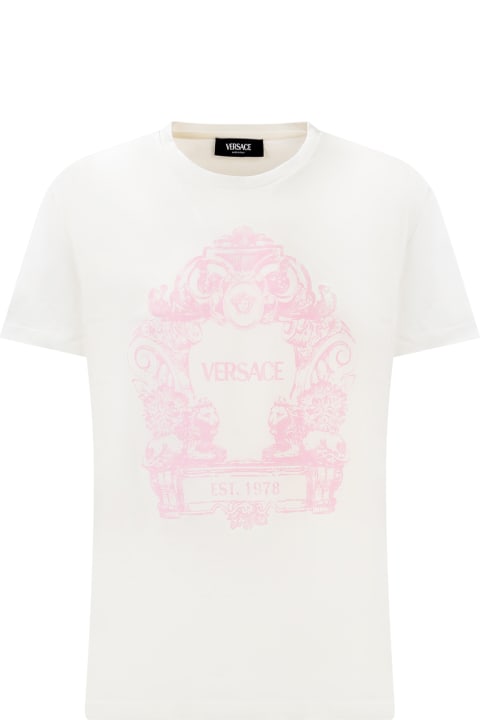 Young Versace T-Shirts & Polo Shirts for Girls Young Versace T-shirt With Logo