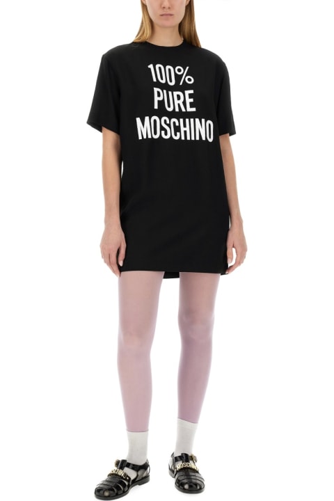 Moschino for Kids Moschino Dress With Logo