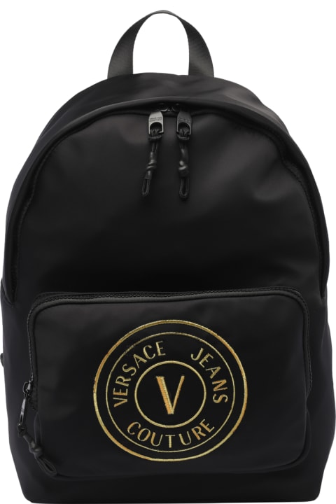 Bags Sale for Men Versace Jeans Couture V-emblem Backpack