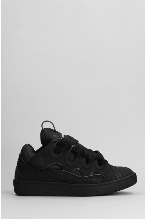 Lanvin Sneakers for Men Lanvin Curb Sneakers In Black Leather