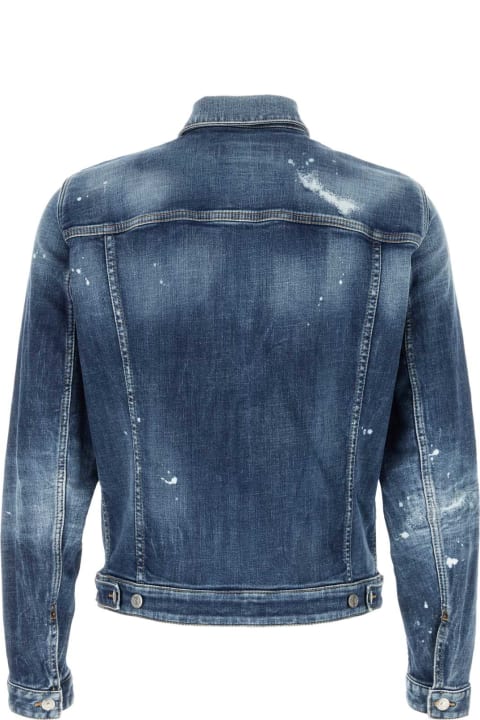 Fashion for Men Dsquared2 Stretch Denim Dan Jacket