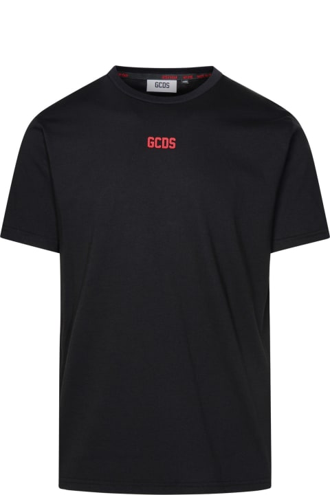 GCDS Topwear for Women GCDS Black Cotton T-shirt