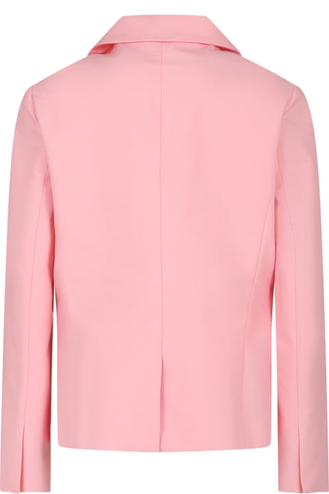 Coats & Jackets for Girls Ermanno Scervino Junior Pink Jacket For Girl