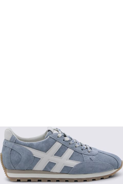 Hogan Jeans Leather Sneakers