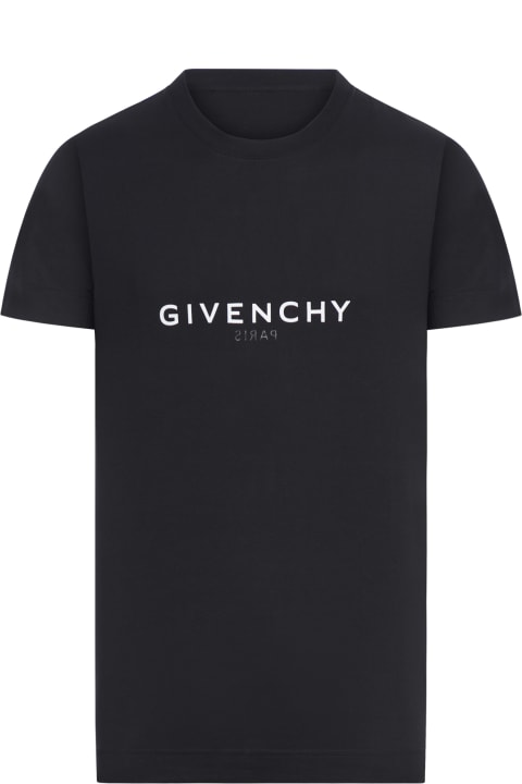 Topwear for Men Givenchy Slim Fit Reverse Print T-shirt